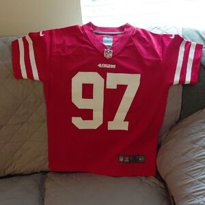 Nike Red and White Kids Jersey